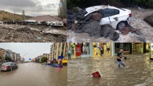 10 ili sağanak vurdu: Ev ve iş yerleri su bastı, onlarca kişi mahsur kaldı