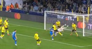 Hafızalardan silinmeyecek pozisyon! Şampiyonlar Ligi tarihine geçti…