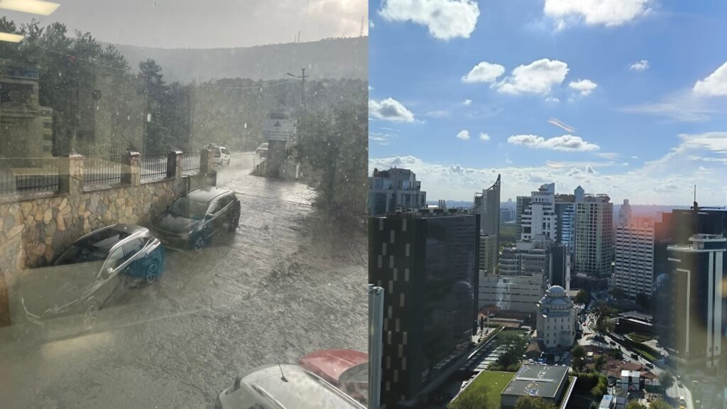 İstanbul’da hava: Bir taraf sağanak, diğer taraf günlük güneşlik…