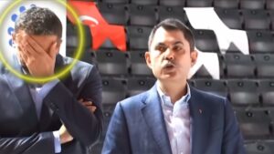 Murat Kurum konuşurken Hidayet Türkoğlu’nun jest ve mimikleri gündem oldu