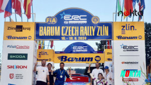 Osmangazili ralli pilotu Kübra, Avrupa’da destan yazdı