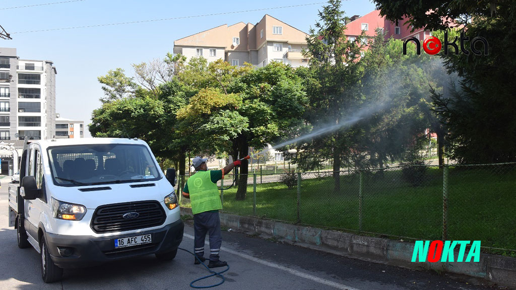 Bursa Yıldırım’da İlaçlama Çalışmaları Devam Ediyor