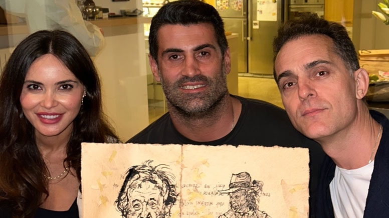 Demirel çifti Pedro Alonso’yu evinde ağırladı