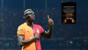 Galatasaray, Osimhen maskesi konusunda taraftarları uyardı: Stadyuma alınmayacak