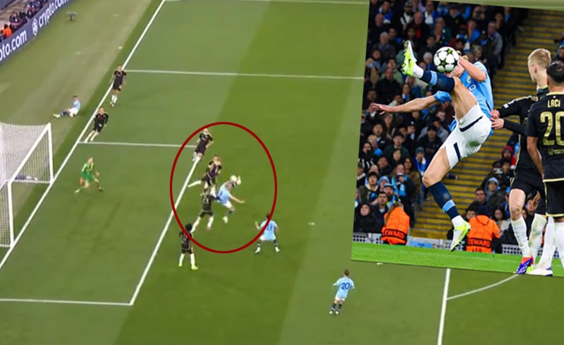 Haaland’dan akılalmaz gol! ‘Bu dünyadan değil’