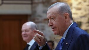 Scholz ile görüşen Erdoğan’dan mülteci açıklaması: Kapımız açık