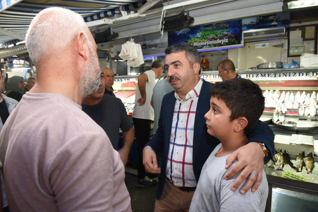 Başkan Yılmaz Pazarcı Esnafı İle Buluştu