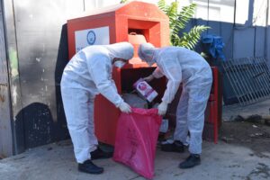 Bursa Yıldırım’da 580 kilogram zirai ilaç atık kutusu toplandı