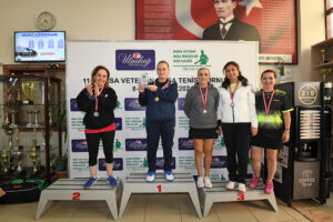 Ulusal Veteran Masa Tenisi Turnuvası sona erdi