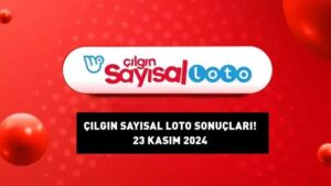 ÇILGIN SAYISAL LOTO SONUÇLARI AÇIKLANDI 23 KASIM 2024 | Çılgın Sayısal Loto sonuçları nasıl öğrenilir? 383.794.549,88 TL büyük ikramiye devretti!