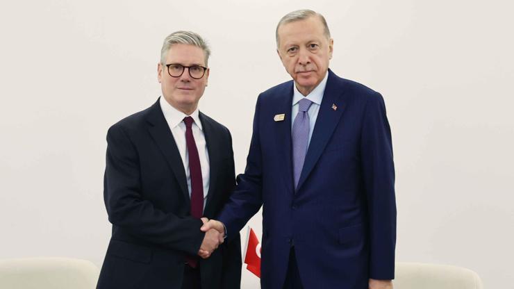 Cumhurbaşkanı Erdoğan’ın COP29 Bakü temasları: İngiltere Başbakanı Keir Starmer ile görüştü