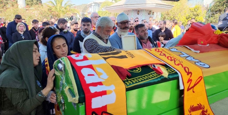 Galatasaray taraftarı Yiğit Kurt, Bodrum’da defnedildi