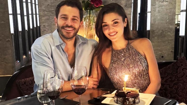 Hakan Sabancı’dan Hande Erçel’e romantik kutlama