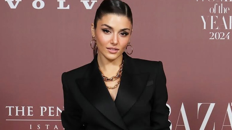 Hande Erçel’in bu giysisi 12 milyon kişinin takip ettiği ünlü modacı tarafından paylaşıldı