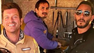 Kıvanç Tatlıtuğ Lüleburgaz’da dostlarıyla barbekü partisi yaptı