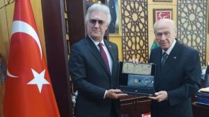Tamer Karadağlı, Devlet Bahçeli’yi ziyaret etti