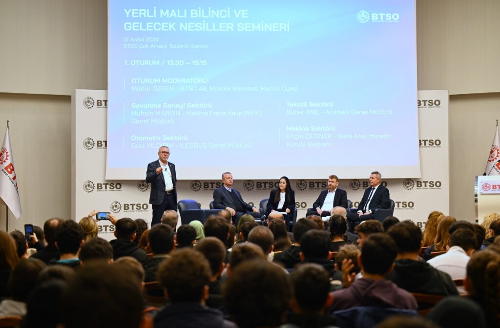 BTSO Yerli Malı Bilinci ve Gelecek Nesiller Seminerine Ev Sahipliği Yaptı