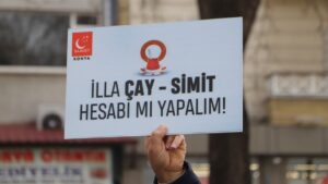 AKP’nin kalesinde asgari ücret eylemi: ‘İlla Çay, simit hesabı mı yapalım!2