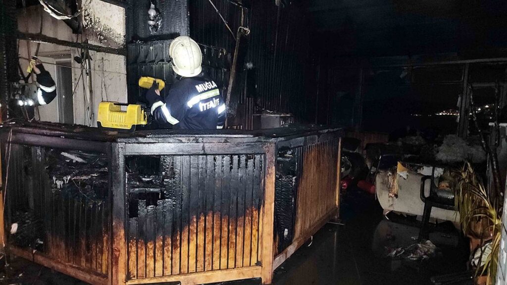 Bodrum’da elektrik kaçağı oteli kül etti