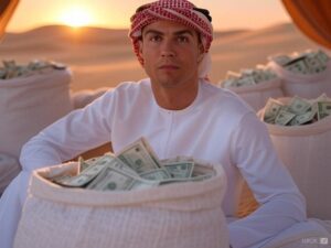 Ronaldo 2024’te çuvalla para topladı! Futbol tarihinde ilk…