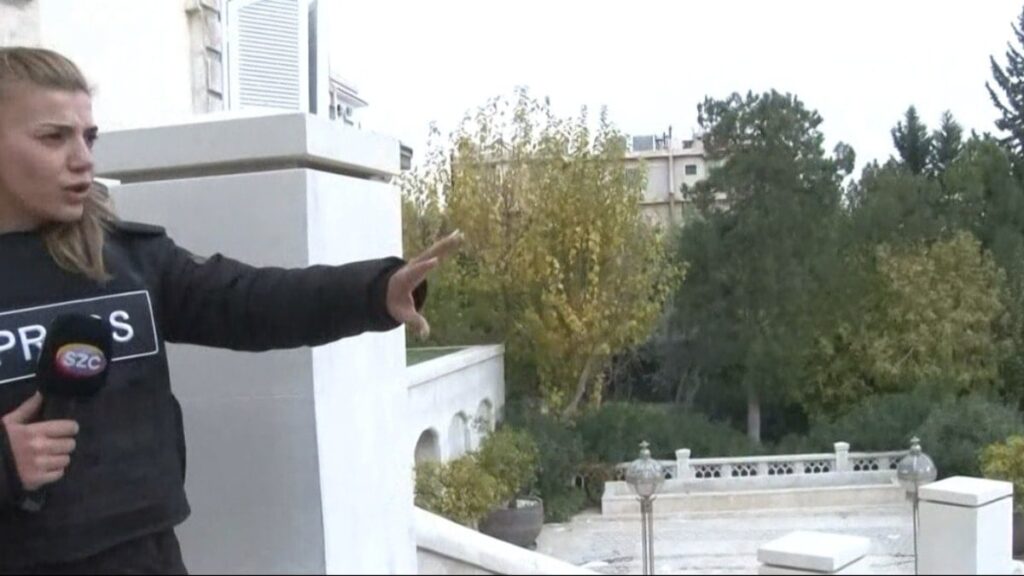 SÖZCÜ TV Esad’ın Şam’daki sarayında