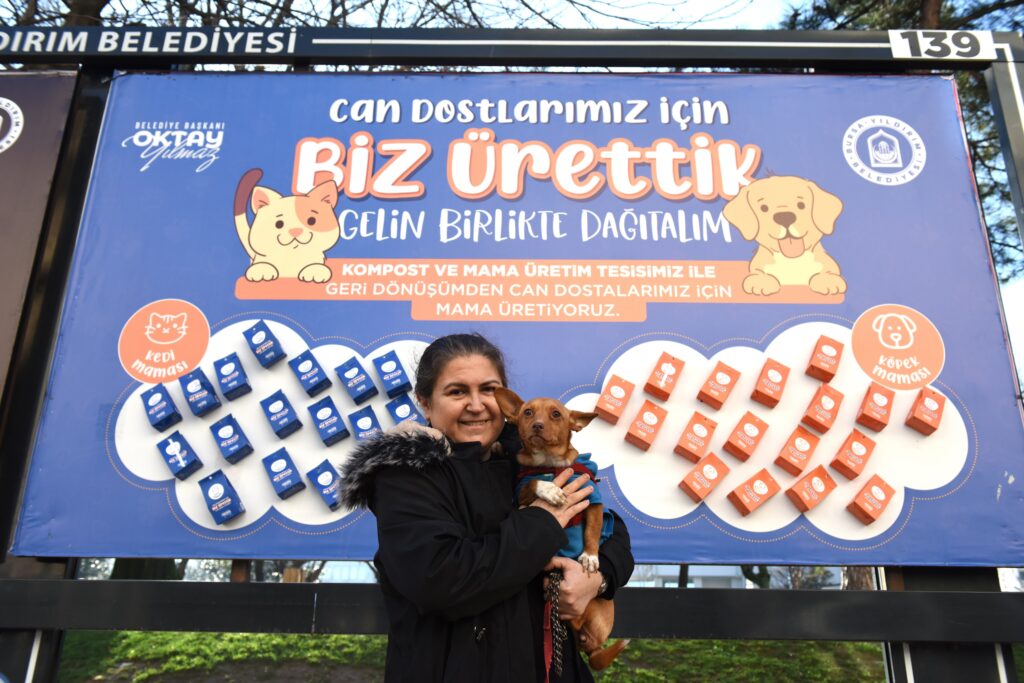 Bursa Yıldırım'da can dostlar için 50 ton mama üretildi