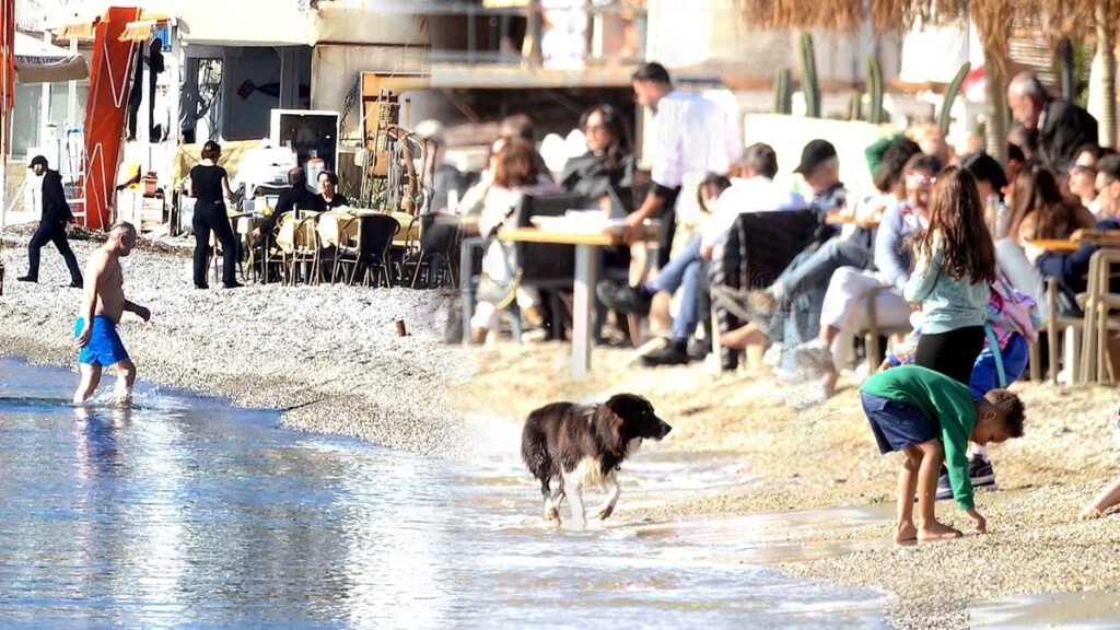 Yılın son günü Bodrum’da deniz ve güneş keyfi