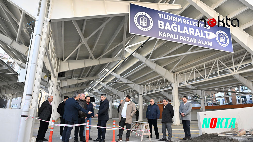 Bağlaraltı pazar alanı pazar günü hizmete açılıyor