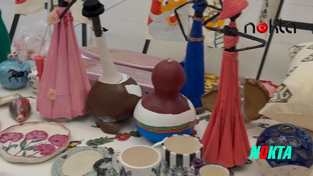 Bursa Osmangazi’de özel gereksinimli bireylerden göz kamaştıran sergi