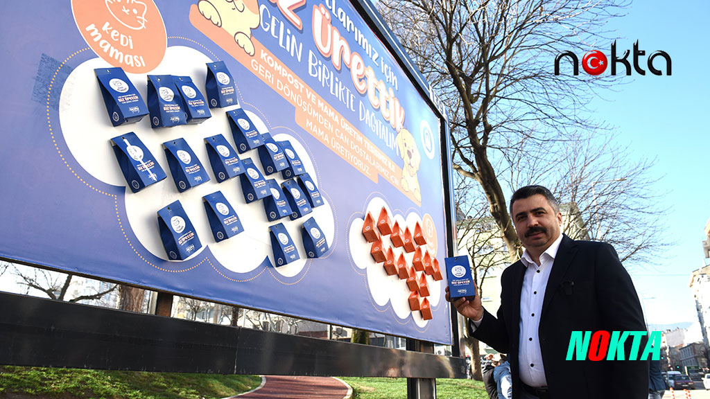 Bursa Yıldırım’da atık gıdalar mamaya dönüşüyor