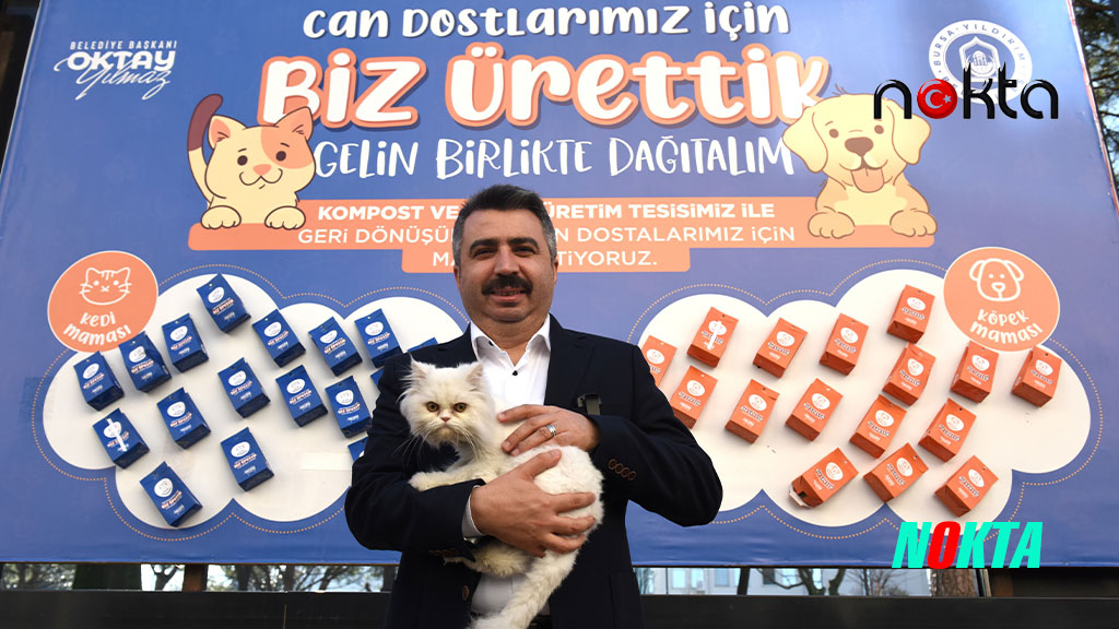 Bursa Yıldırım’da atık gıdalar mamaya dönüşüyor