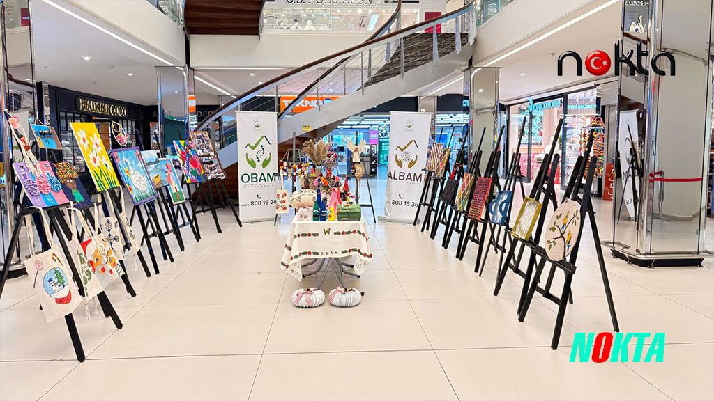 Özel gereksinimli bireylerden göz kamaştıran sergi