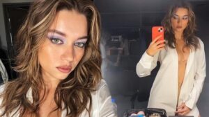 Afra Saraçoğlu’nu gören çıplak sandı