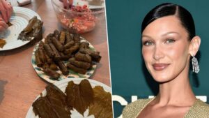 Bella Hadid kolları sıvadı, Türk mutfağındaki hünerini gösterdi