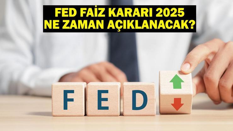 FED faiz kararı 2025 ne zaman, saat kaçta açıklanacak? FED faiz kararı beklentisi…