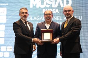 Müsiad Bursa Şubesi’nde Başkan Alparslan Şenocak güven tazeledi