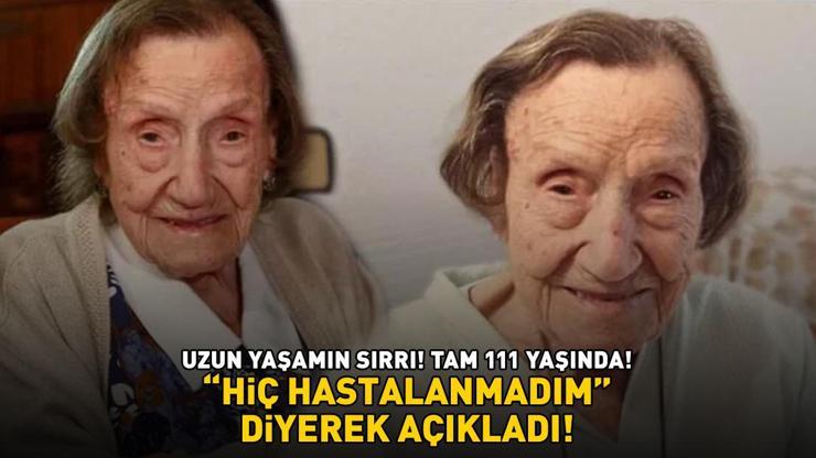 Uzun yaşamın sırrı! ‘Hiç hastalanmadım!’ diyerek açıkladı! Tam 111 yaşında! ‘Meğer o 3 malzemeli içecek…’