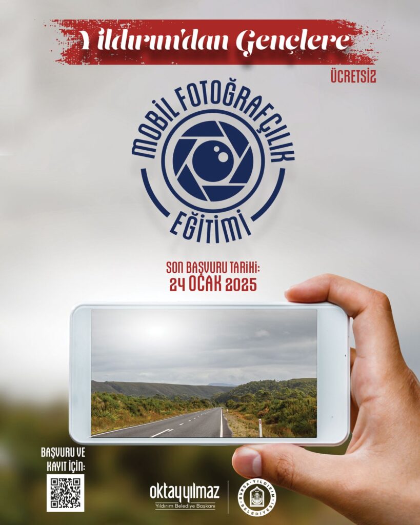 Bursa Yıldırım’dan gençlere mobil fotoğrafçılık eğitimi