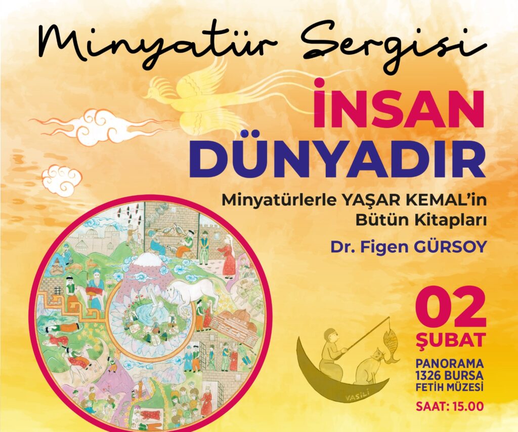 Minyatür sanatıyla Yaşar Kemal sergisi