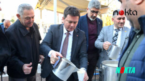 Başkan Aydın’dan vatandaşlara çorba ikramı