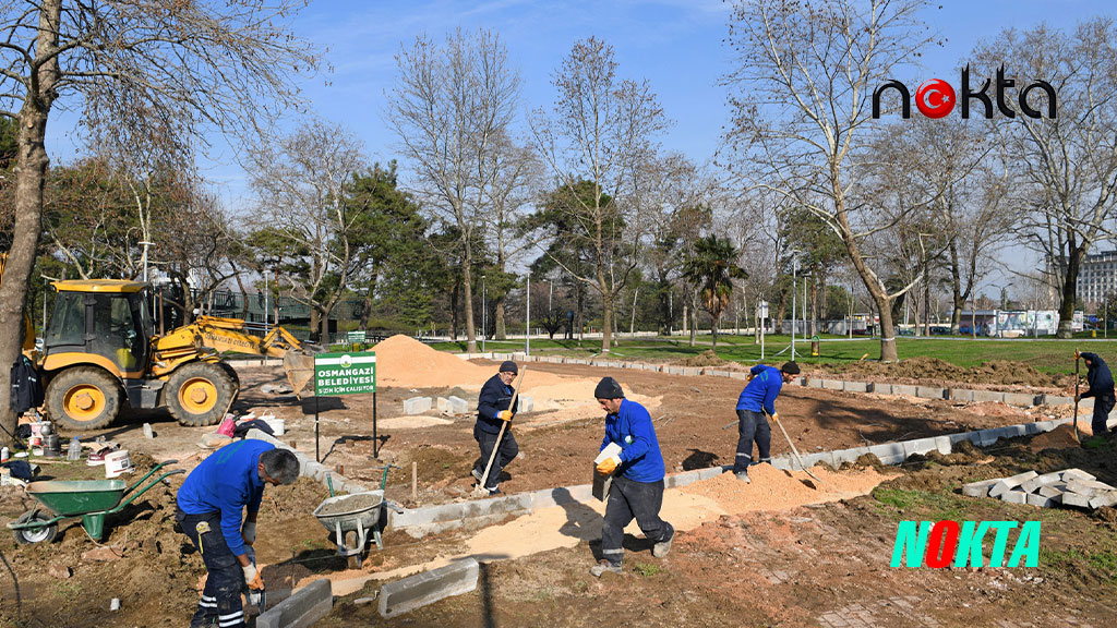 Bursa Osmangazi Belediyesi’nden gençlere basketbol sahası
