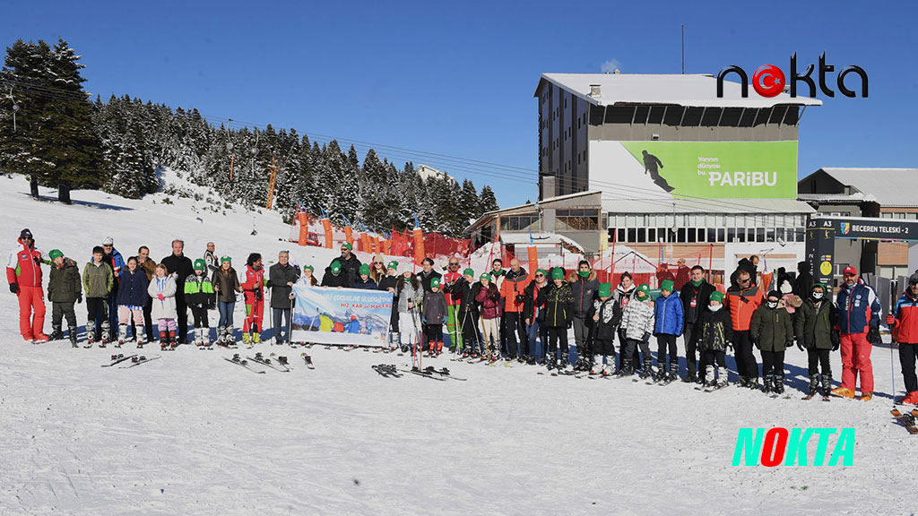 Bursa Osmangazi’de Çocukların Uludağ’da kayak heyecanı