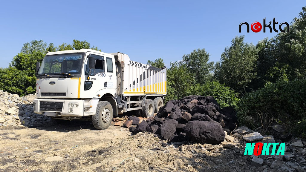 Osmangazi’de kaçak hafriyat dökenlere 2 milyon lira ceza kesildi