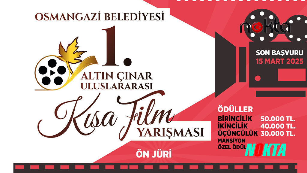 1. Altın Çınar Uluslararası Kısa Film Yarışması başvuruları başladı