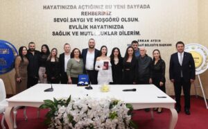 Nikahı kıyılacak çifte Başkan Aydın’dan Sevgililer Günü sürprizi