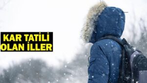 24 ŞUBAT OKULLAR TATİL Mİ? Pazartesi kar tatili olan iller! Yarın İstanbul’da okullar tatil mi?