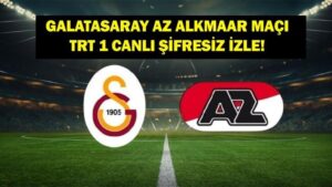 CANLI| Galatasaray Az Alkmaar Canlı İzle! Galatasaray Az Alkmaar Maçı Canlı İzle! TRT 1 Canlı Yayın ŞİFRESİZ İzle