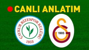 Galatasaray, kritik Çaykur Rizespor deplasmanında! Yıldızlar, 11’e dönüyor…