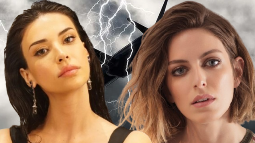 Uçağına yıldırım düşen ünlü oyuncular gözyaşlarını tutamadı