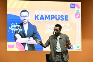 Yıldırım’da kampüse giden yol kütüphaneden geçer 